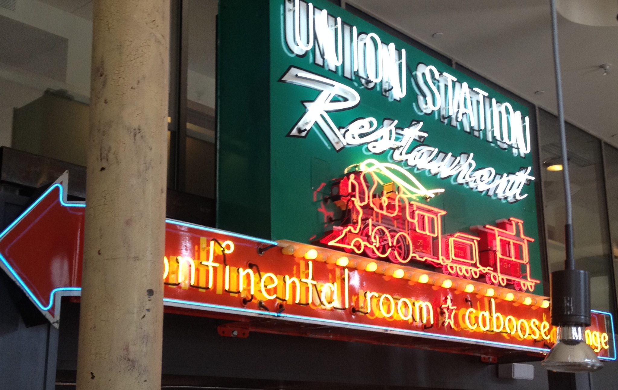 The Kitchen Union Station Neon Sign Restoration Acme Neon Signs