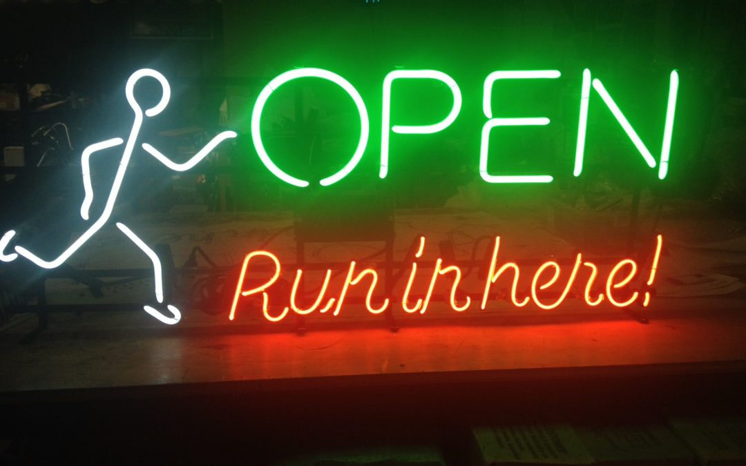 Custom Neon Open Sign