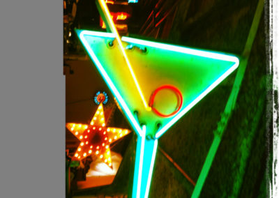Martini Blade Neon Sign Repair