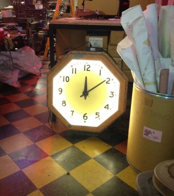 Neon Clock Restoration