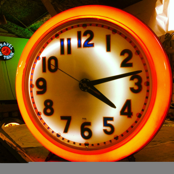 Neon Clock Restoration